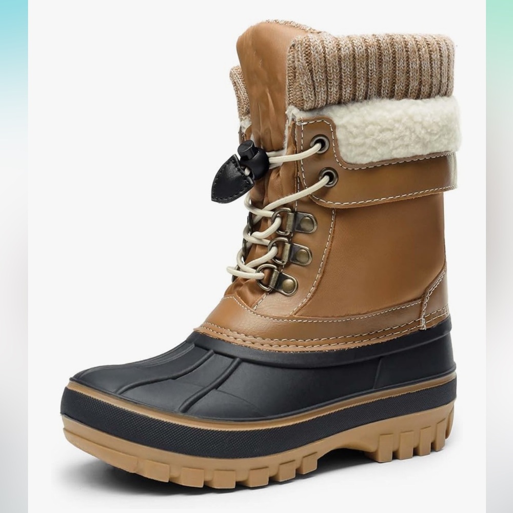Dream Pairs Boys Water Resistant Winter and Snow Boot-Size 5